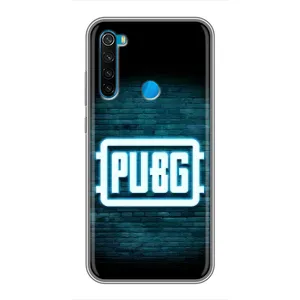 Чеjхол PUBG для Сяомі Редмі Ноут 8Т (AlphaPrint) (Лого PUBG)