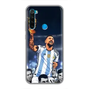 Чохли для Xiaomi Redmi Note 8T (Leo чемпіон) (AlphaPrint) (Мессі з кубком)