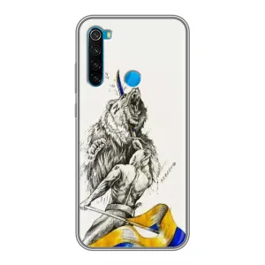 Чехлы Доброго вечора, ми за України для Сяоми Редми Ноут 8Т (AlphaPrint) (Победа)