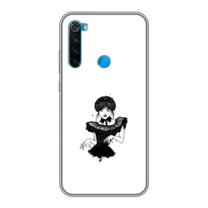 Чехлы Венсдей на Xiaomi Redmi Note 8T Уэнсдей (AlphaPrint) (танец Уэнздей)