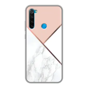 Мраморний чехол на Xiaomi Redmi Note 8T (VPrint) (Тройний мрамор)