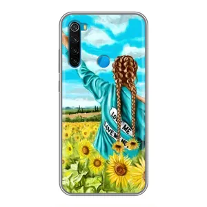 Чехол для Патриота Украины Xiaomi Redmi Note 8T - (AlphaPrint) (Украиночка)