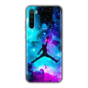 Чехлы для Xiaomi Redmi Note 8T - с картинкой JORDAN (AlphaPrint) (Яркий Джордан)