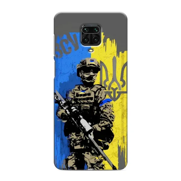 Чохол з принтом «АРТ солдат» для Xiaomi Redmi Note 9 Pro Max