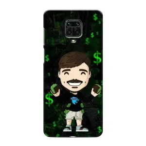 Чохол з принтом «Блогер Beast» для Xiaomi Redmi Note 9 Pro Max