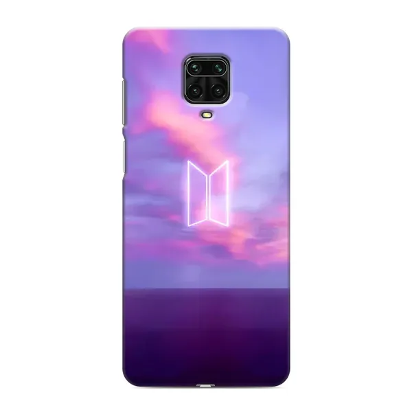 Чохол з принтом «BTS логотип» для Xiaomi Redmi Note 9 Pro Max Чохол з принтом «BTS логотип» для Xiaomi Redmi Note 9 Pro Max