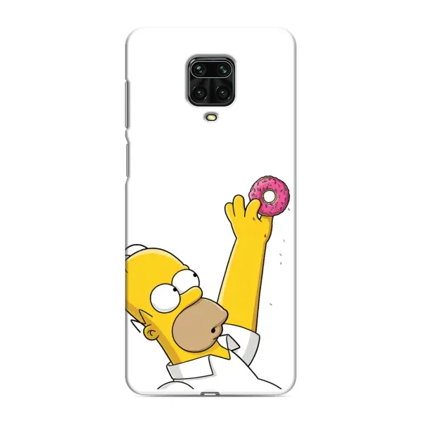 Чохол з принтом «Гомер з пончиком» для Xiaomi Redmi Note 9 Pro Max