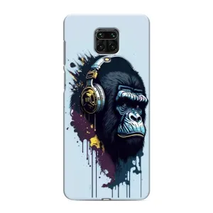 Чохол з принтом «Горила в навушниках» для Xiaomi Redmi Note 9 Pro Max