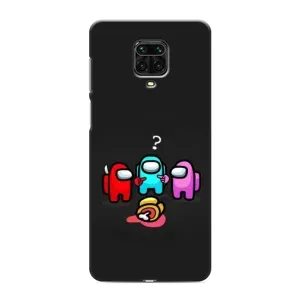 Чехол Амонг Ас для Xiaomi Redmi Note 9 Pro Max (AlphaPrint) (Импостер)