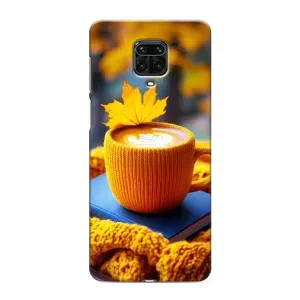 Чехол с принтом «Кофе на желтом пледе» для Xiaomi Redmi Note 9 Pro Max