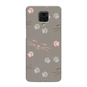 Чохол з принтом «Лапи і вуса» для Xiaomi Redmi Note 9 Pro Max