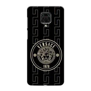 Чохол з принтом «Лого Версаче» для Xiaomi Redmi Note 9 Pro Max