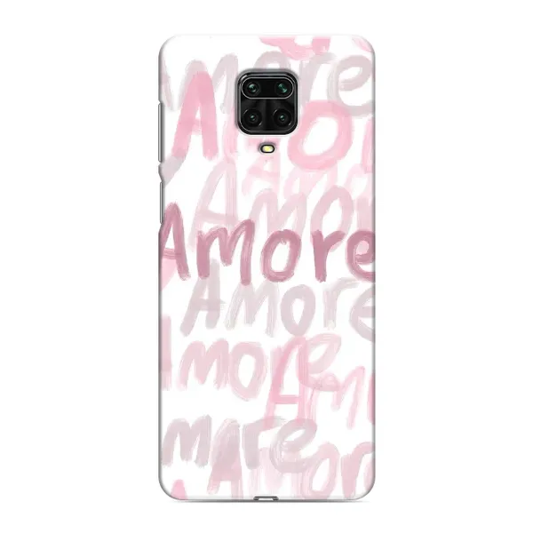 Чохол з принтом «Аморе любов» для Xiaomi Redmi Note 9 Pro Max