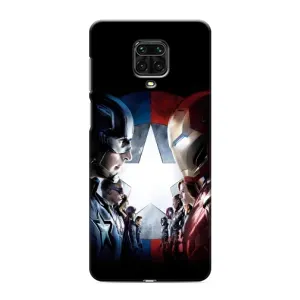 Чохол з принтом «Марвел стайл» для Xiaomi Redmi Note 9 Pro Max
