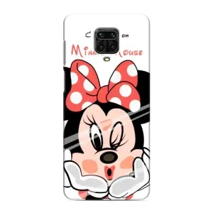 Міккі Маус чохол для Xiaomi Redmi Note 9 Pro Max (AlphaPrint - Мультяшні) (Маус Мінні)