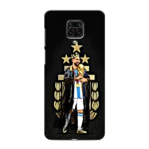Чохли для Xiaomi Redmi Note 9 Pro Max (Leo чемпіон) (AlphaPrint) (Мессі Король)