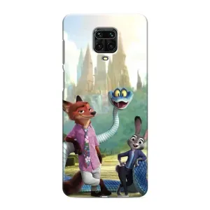 Чохол Зоотрополіс на Xiaomi Redmi Note 9 Pro Max (Герої мультфільму Зоотрополіс)