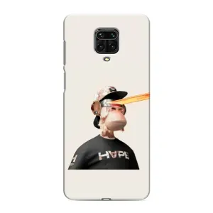 Чехлы с Обезьянами NFT для Xiaomi Redmi Note 9 Pro Max (AlphaPrint) (обезьяна NFT в очках)