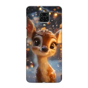 Чехол с принтом «Олененок среди гирлянд» для Xiaomi Redmi Note 9 Pro Max