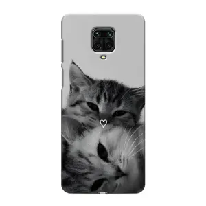 Чохол з принтом «Пара котів» для Xiaomi Redmi Note 9 Pro Max
