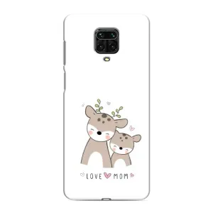 Чохол з принтом «Оленята мама і малюк» для Xiaomi Redmi Note 9 Pro Max