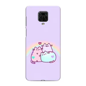 Чохол з принтом «Радужний котик» для Xiaomi Redmi Note 9 Pro Max