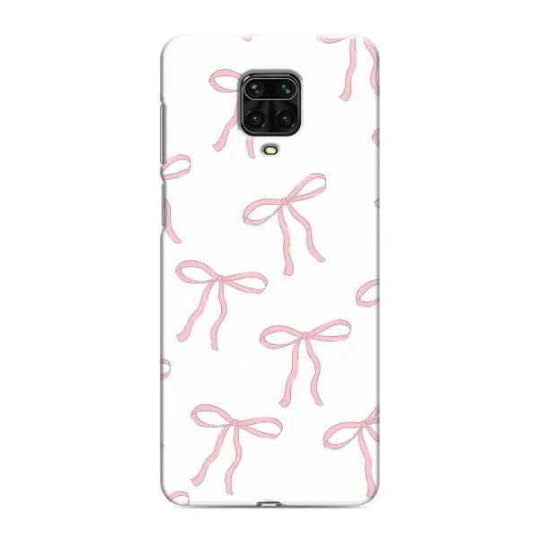 Чохол з принтом «Рожеві бантики» для Xiaomi Redmi Note 9 Pro Max Чохол з принтом «Рожеві бантики» для Xiaomi Redmi Note 9 Pro Max