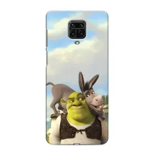 Чохол з мультфільмом Шрек на Xiaomi Redmi Note 9 Pro Max (Шрек та Осел)