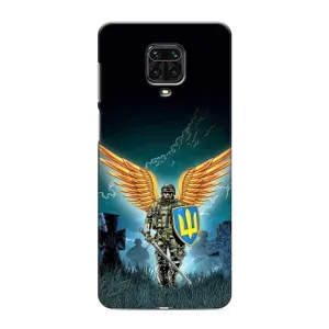 Чехлы с картинкой ЗСУ для Xiaomi Redmi Note 9 Pro Max (AlphaPrint) (Солдат ЗСУ)