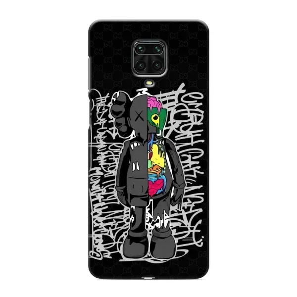 Чохол з принтом «Стиль Bearbrick» для Xiaomi Redmi Note 9 Pro Max
