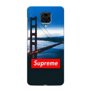 Чохол з принтом «Стиль Supreme» для Xiaomi Redmi Note 9 Pro Max