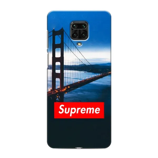 Чохол з принтом «Стиль Supreme» для Xiaomi Redmi Note 9 Pro Max