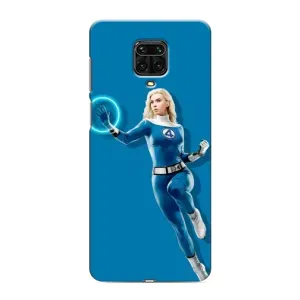 Чохол з принтом Фантастична четвірка для Xiaomi Redmi Note 9 Pro Max (Сью Сторм політ)