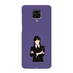 Чехлы Венсдей на Xiaomi Redmi Note 9 Pro Max Уэнсдей (AlphaPrint)