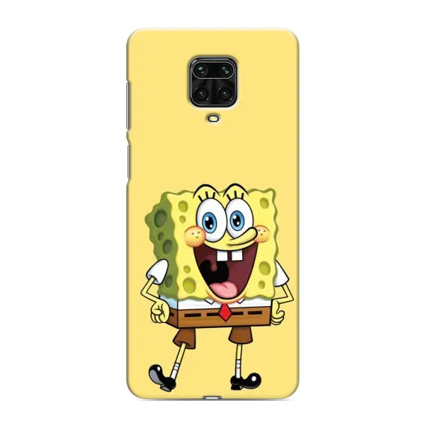 Чохол з принтом «Веселий Спанч Боб» для Xiaomi Redmi Note 9 Pro Max Чохол з принтом «Веселий Спанч Боб» для Xiaomi Redmi Note 9 Pro Max