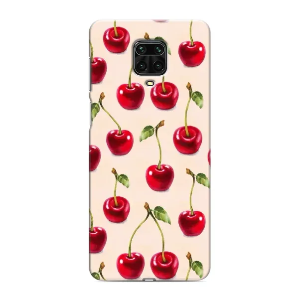 Чохол з принтом «Черешня» для Xiaomi Redmi Note 9 Pro Max