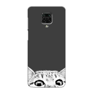 Чохол з принтом «Виглядає котик» для Xiaomi Redmi Note 9 Pro Max