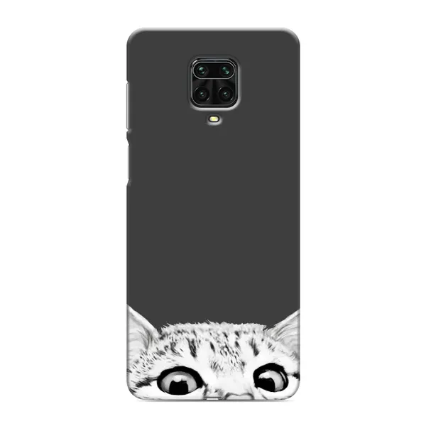 Чохол з принтом «Виглядає котик» для Xiaomi Redmi Note 9 Pro Max