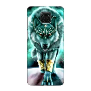 Захисні чохли для Сяомі Редмі Нот 9 Про Макс (AlphaPrint) (ХІТ продаж) ВОВК