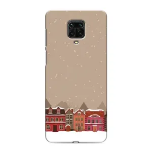 Новорічні, Святкові Чохли для Xiaomi Redmi Note 9 Pro Max - 2024 год (Зимове місто)