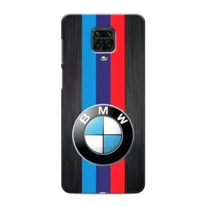 Чохол для Шяомі Рідмі Ноут 9 Про - з принтом БМВ (AlphaPrint) (Лого BMW)