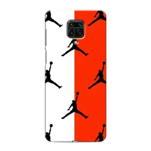 Чехлы для Xiaomi Redmi Note 9 Pro - с картинкой JORDAN (AlphaPrint) (Лого Джордан)
