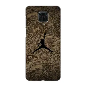 Чехлы для Xiaomi Redmi Note 9 Pro - с картинкой JORDAN (AlphaPrint) (Logo Jordan)