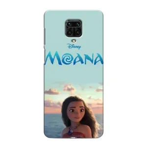 Чехол с мультфильмом Моана Xiaomi Redmi Note 9 Pro (Портрет Моана)