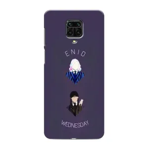 Чехлы Венсдей на Xiaomi Redmi Note 9 Pro Уэнсдей (AlphaPrint) (Уэнздей и подруга)