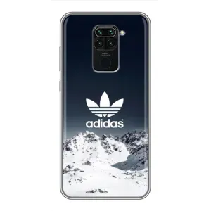 Чехлы Адидас для Xiaomi Redmi Note 9 (AlphaPrint) (Адидас в горах)