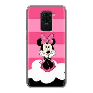 Эксклюзивный чехол для Xiaomi Redmi Note 9 (AlphaPrint - Мультяшные) (Девочка Maus)