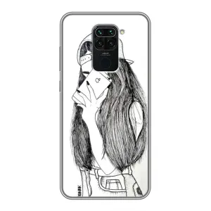 Чохол з принтом «Фото дівчини» для Xiaomi Redmi Note 9