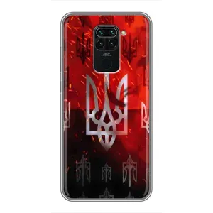 Украинские Чехлы для Xiaomi Redmi Note 9 с картинкой УПА (AlphaPrint) (ГЕРБ УПА)