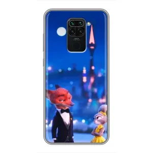 Чохол Зоотрополіс на Xiaomi Redmi Note 9 (Романтичний вечір Зоотрополіс)